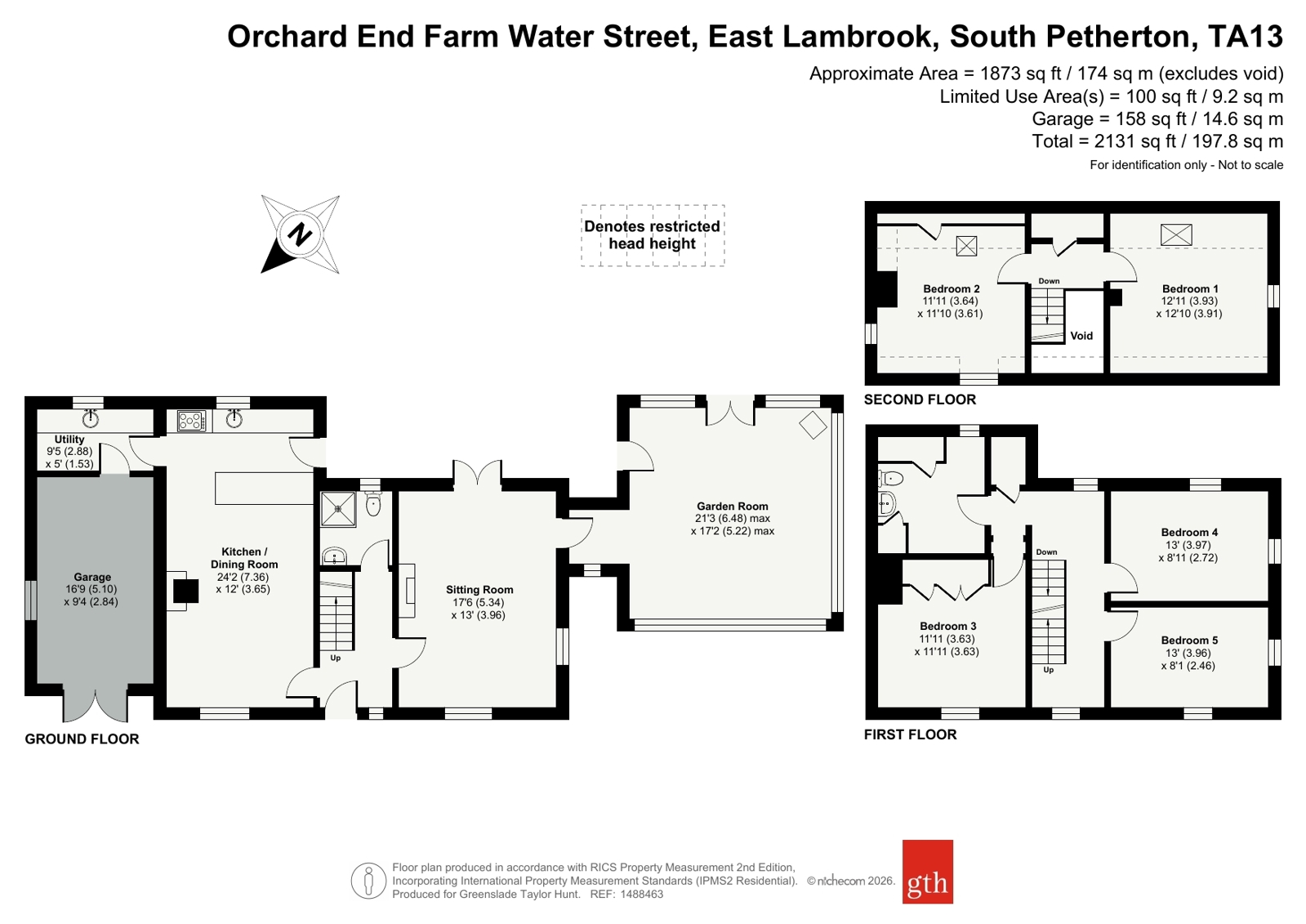 Orchard End Farm,, Water Street, South Petherton floorplan
