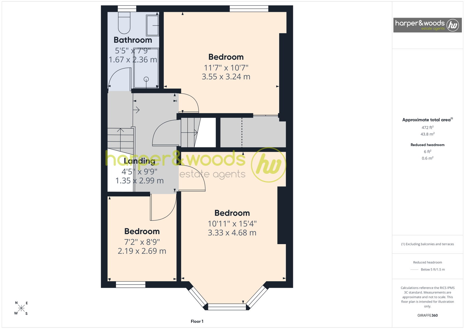 3, The Grange, Wallasey floorplan