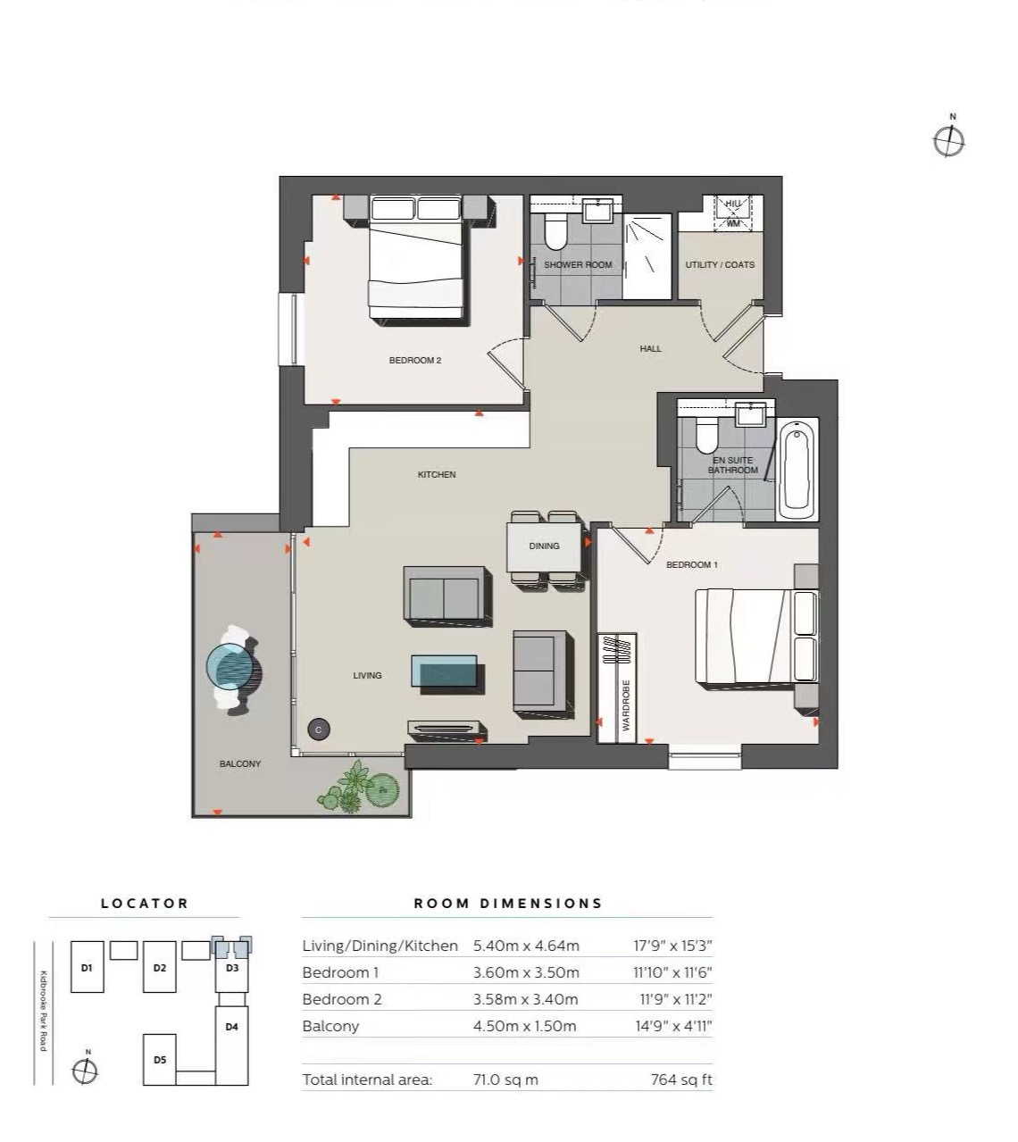 Loder House, Anderson Road, Kidbrooke floorplan