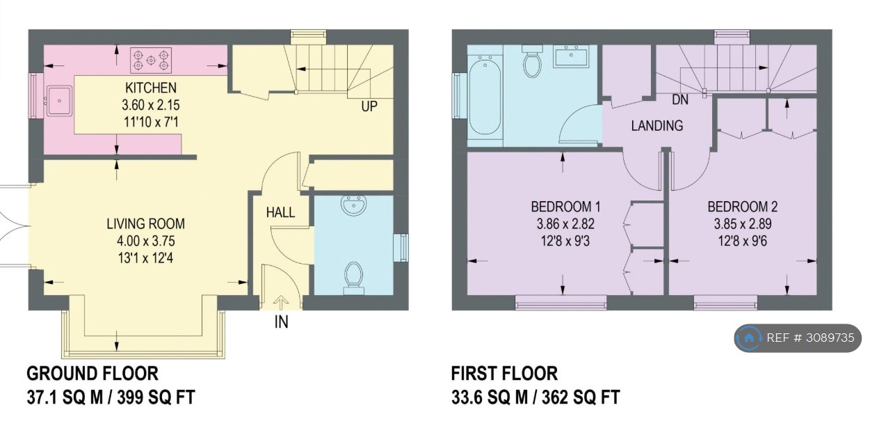 Old Whittington, Chesterfield floorplan