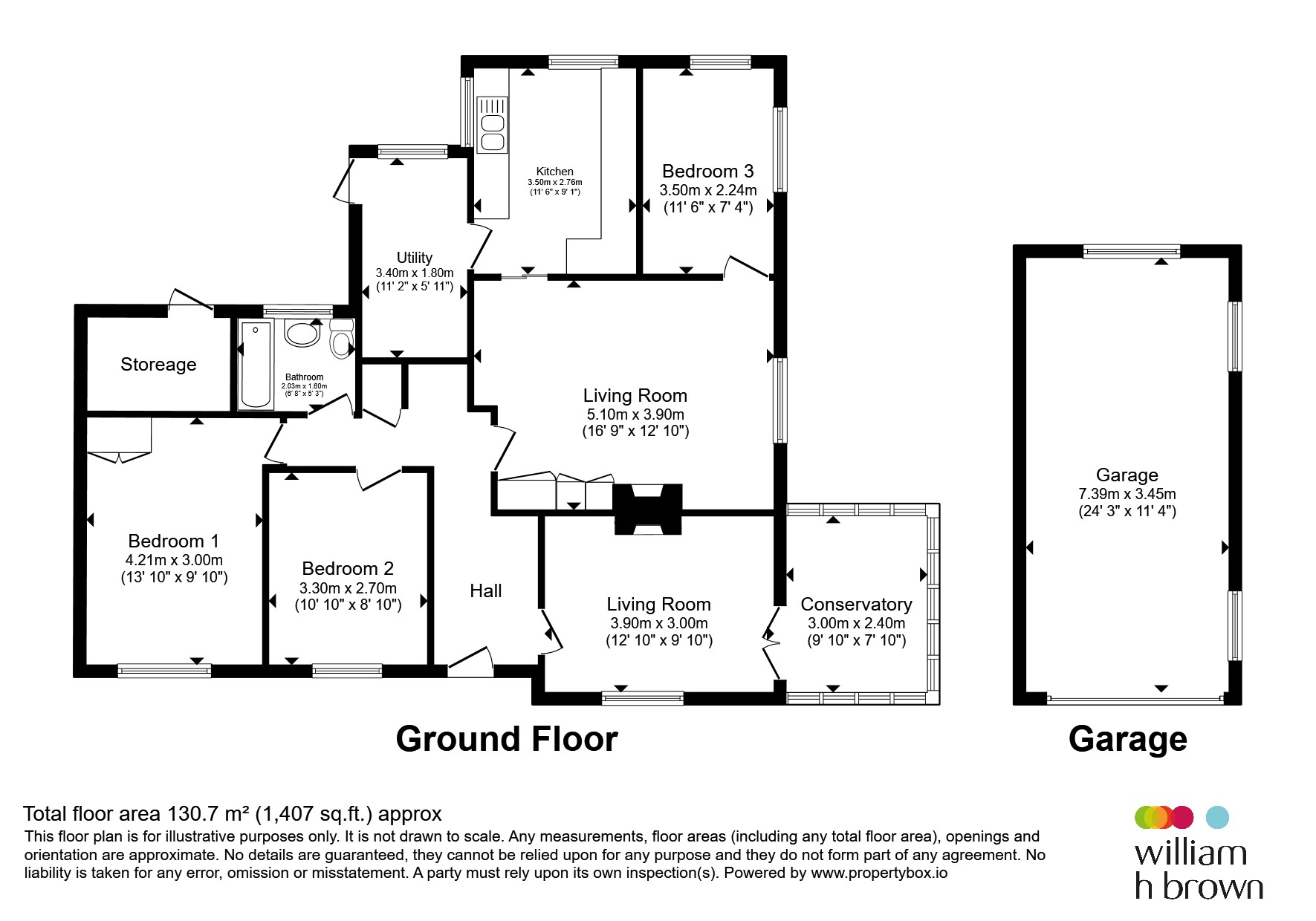 Whiteside, The Street, Norwich floorplan