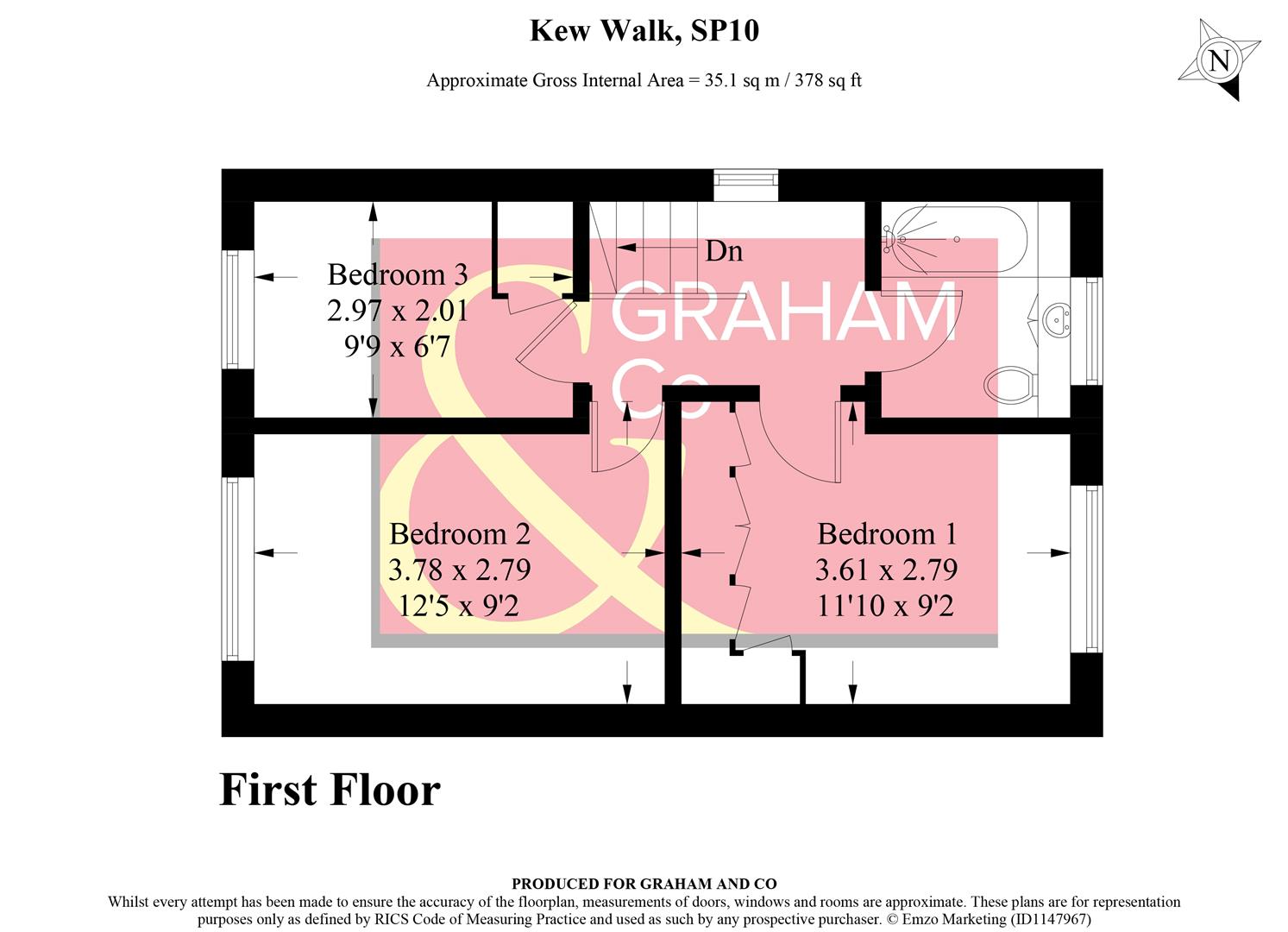 4, Kew Walk, Andover floorplan