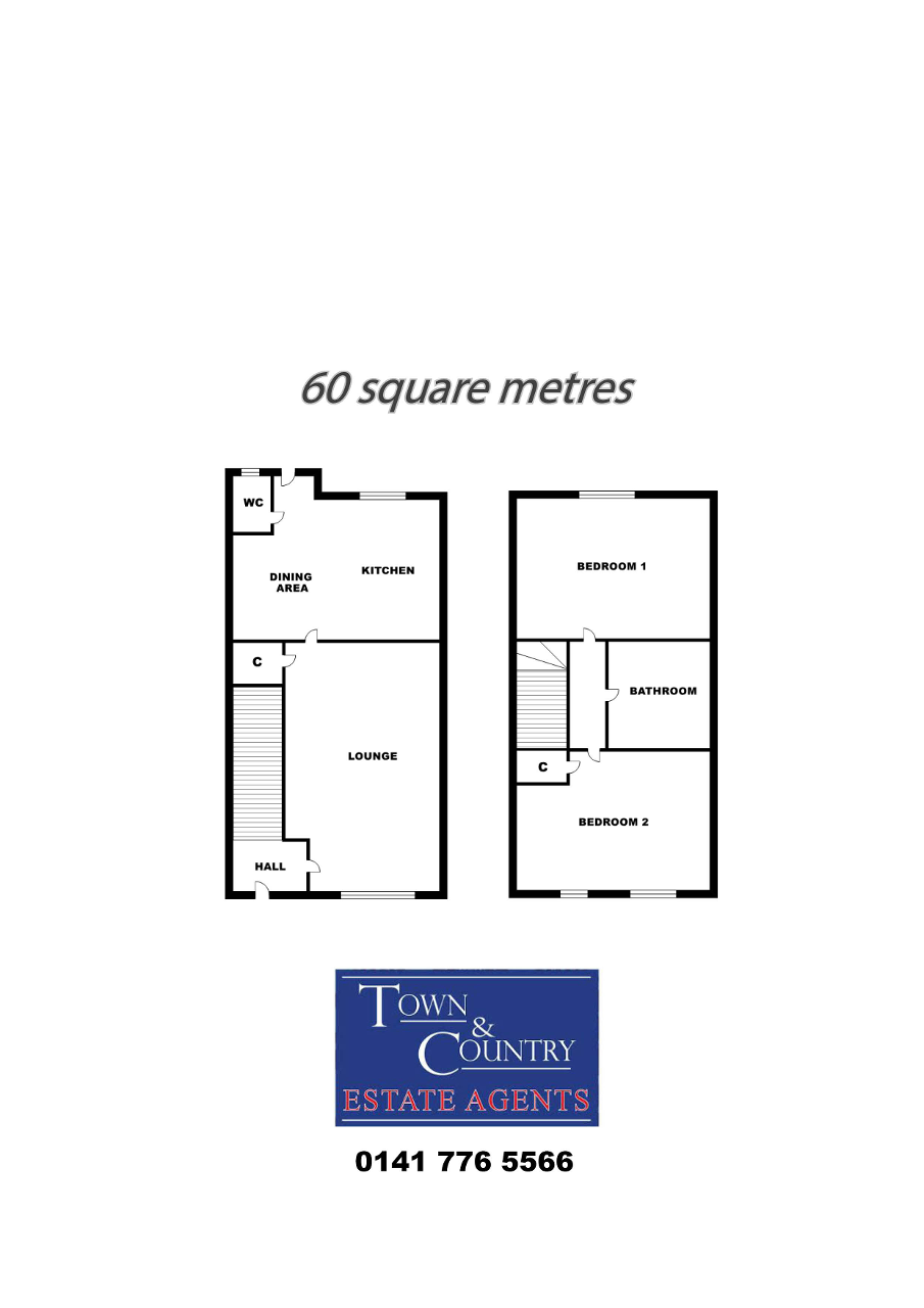 2 Bedrooms Terraced house for sale in Rockbank Crescent, Glenboig, Glasgow ML5