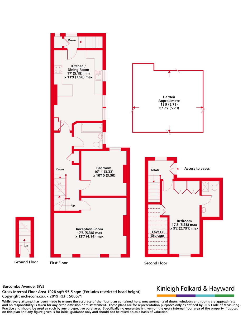 270, Barcombe Avenue, London floorplan