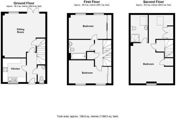 3 Bedrooms End terrace house for sale in Queen Elizabeth Drive, Taw Hill, Swindon SN25
