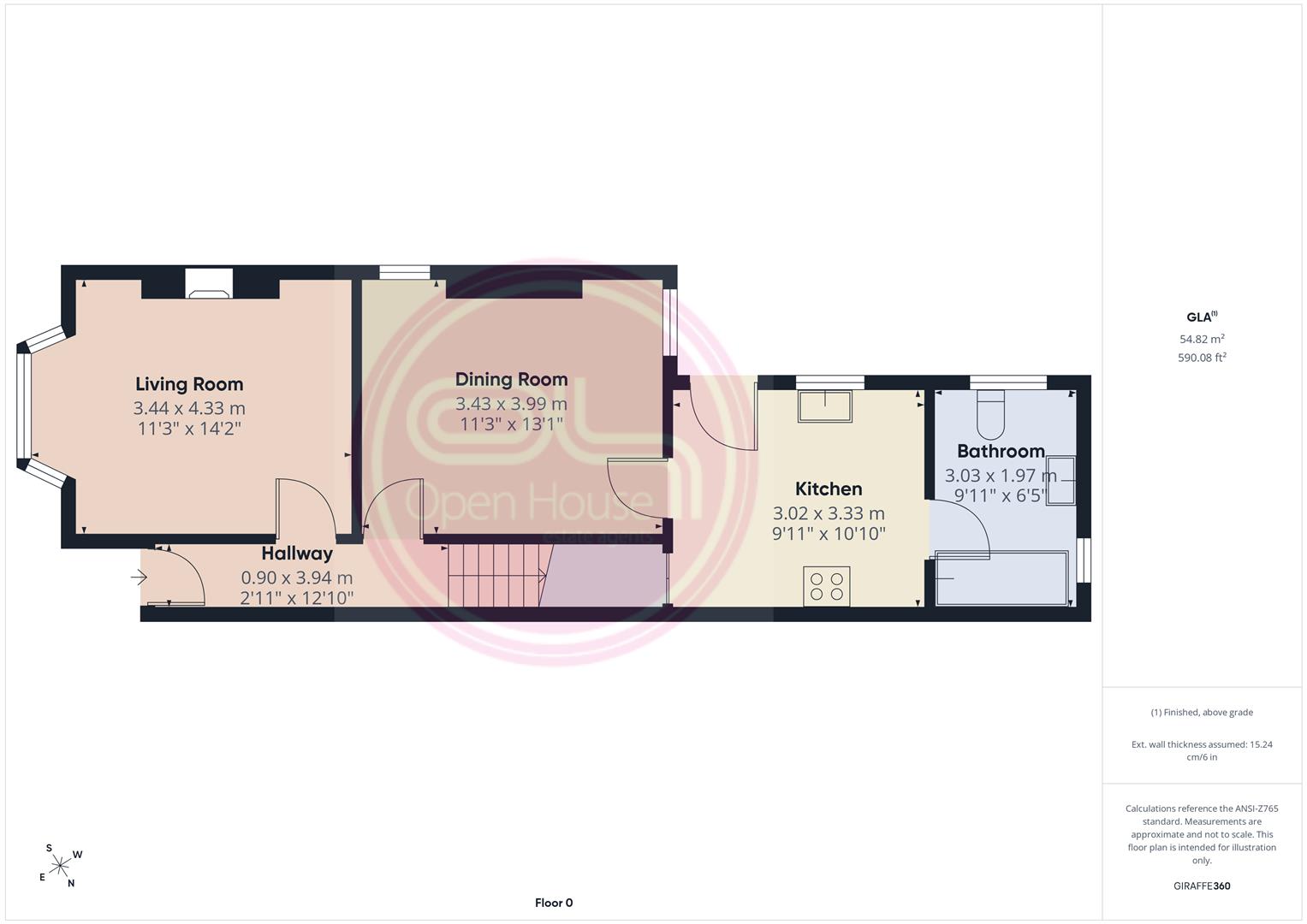 5A, Calais Road, Burton-On-Trent floorplan