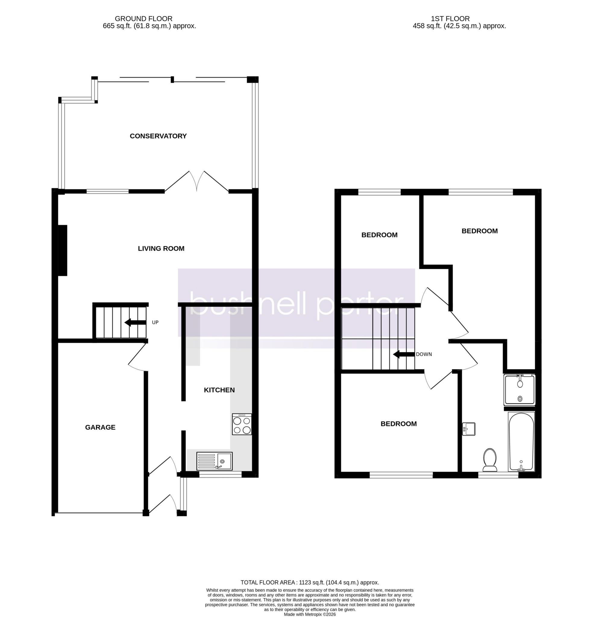 Elm Close, Bordon floorplan