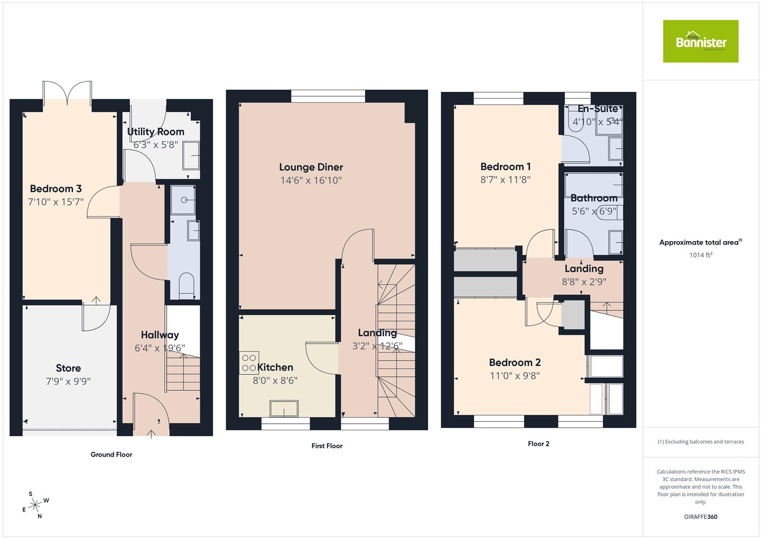3, Barberry Court, Brough floorplan