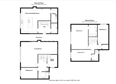 Gilston Park House, Harlow floorplan