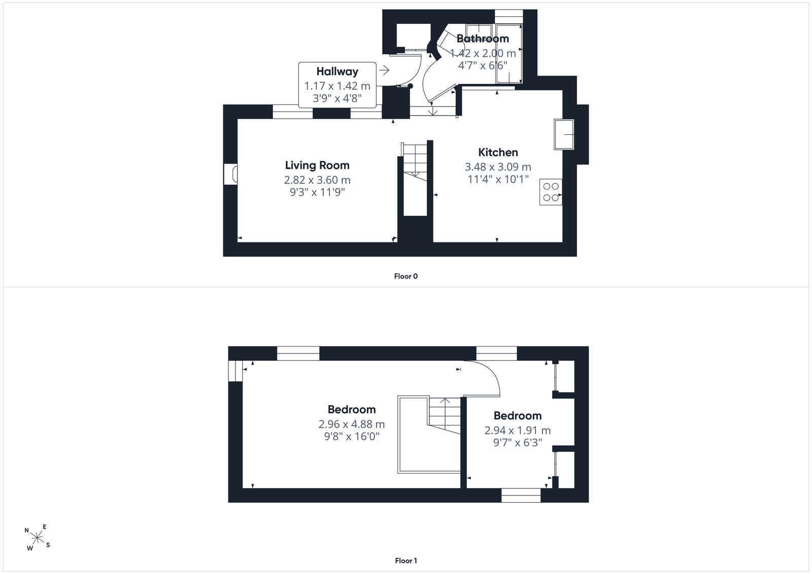 Old Rose Cottage, Hangerberry, Lydbrook floorplan