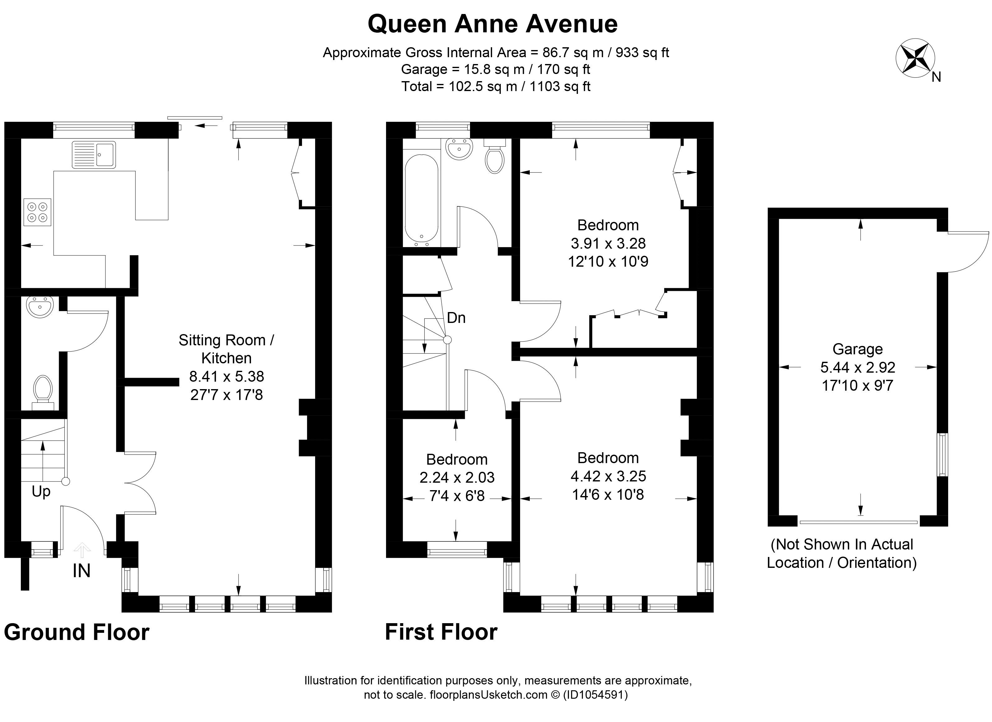 87, Queen Anne Avenue, Bromley floorplan