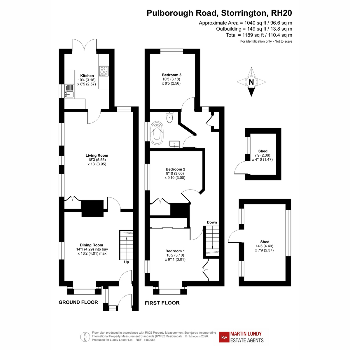 43, Pulborough Road, Storrington floorplan
