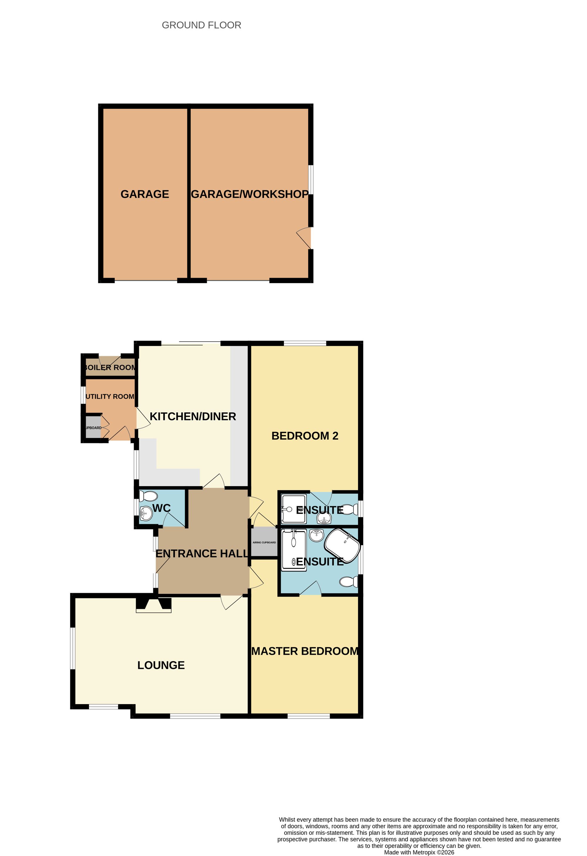 The Haven Church Lane, Wisbech floorplan