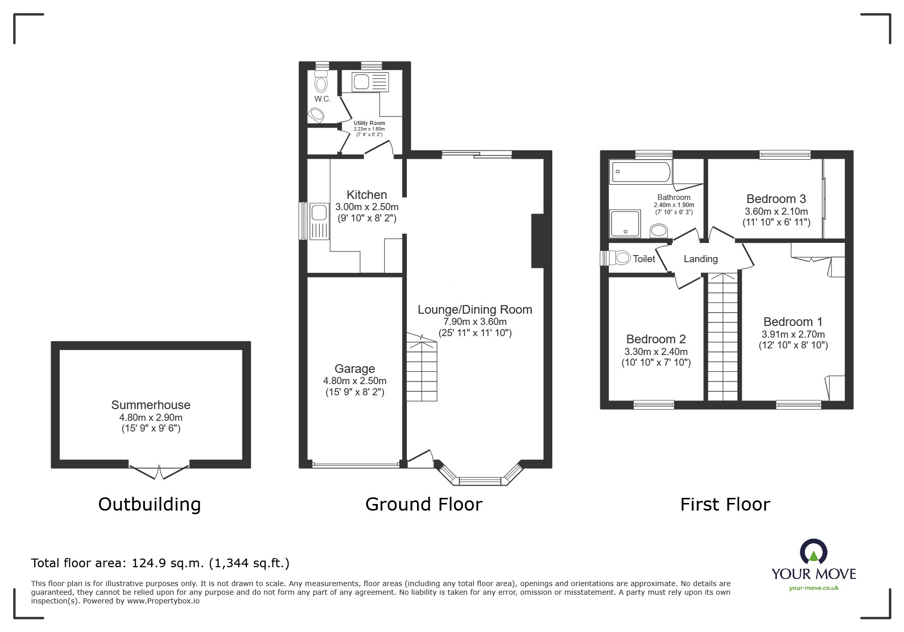37, Featherstone Close, Warwickshire floorplan