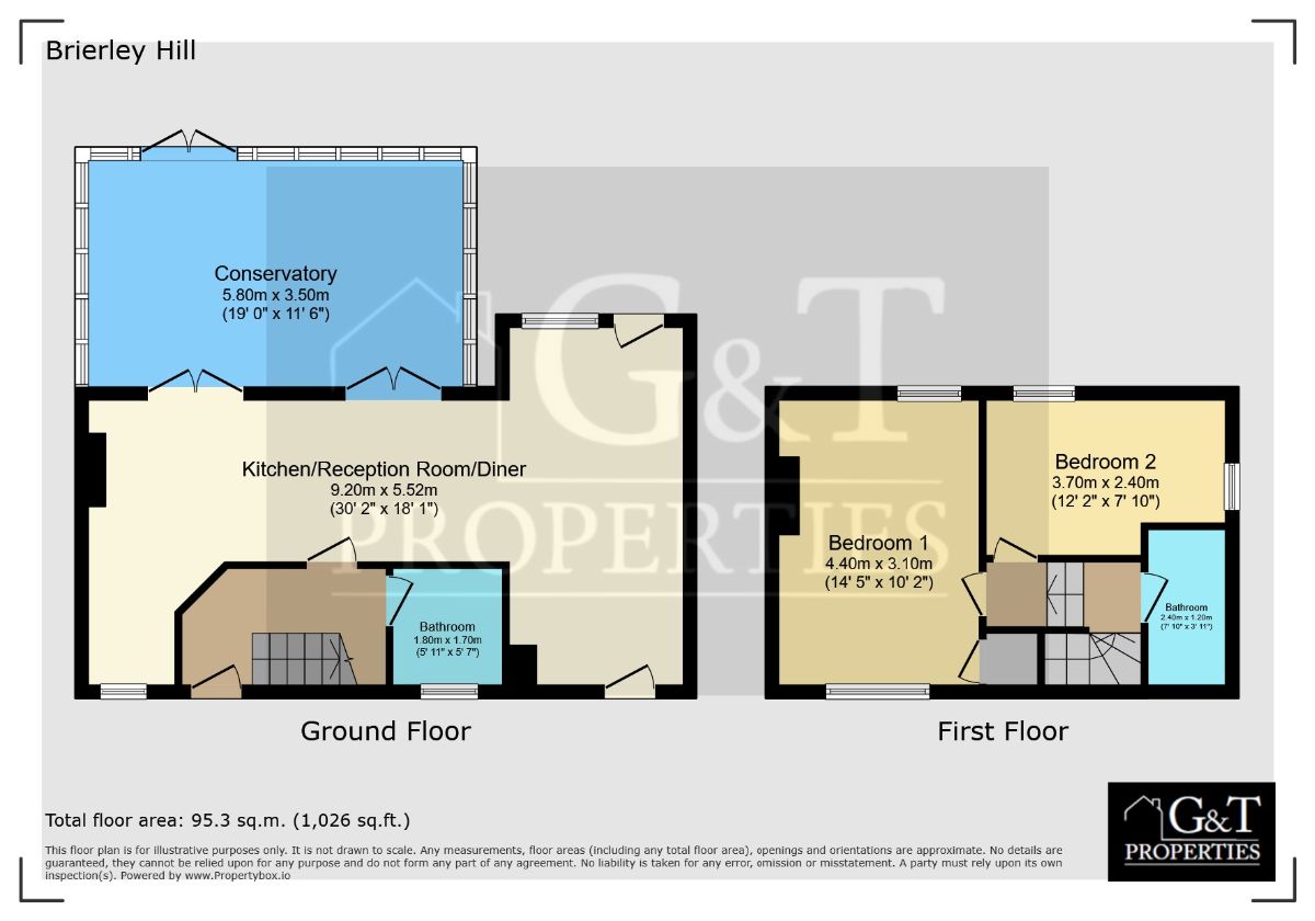 61 School Road, Brierley Hill floorplan
