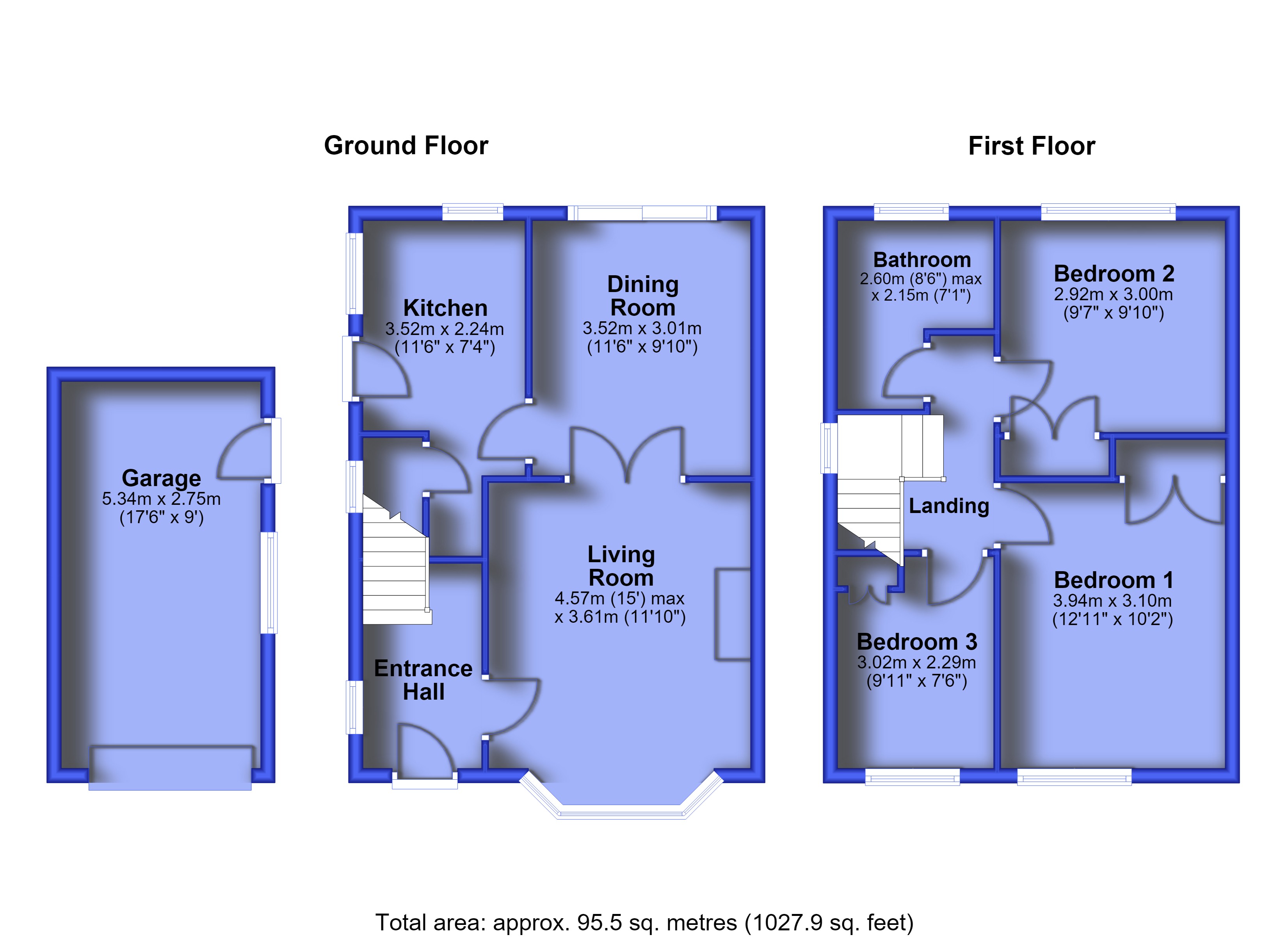 1, Burnside Avenue, West Yorkshire floorplan