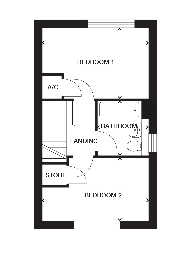 71, Off North Road, Holsworthy floorplan
