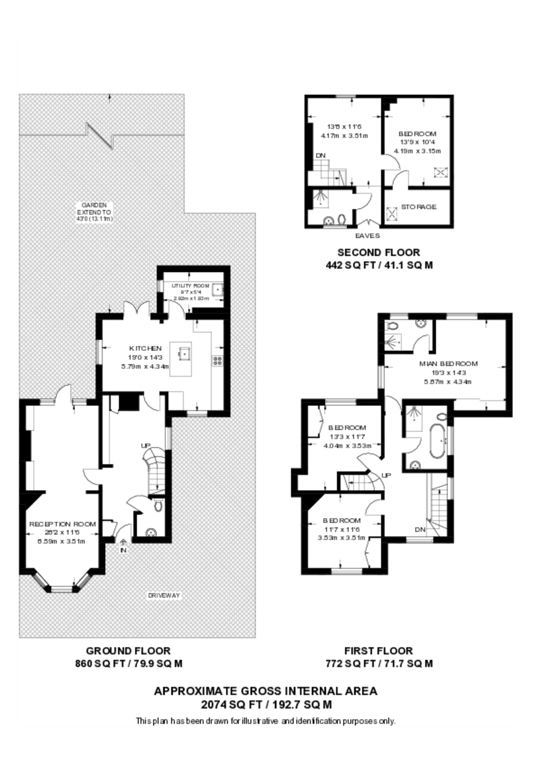 The Avenue, St Margarets floorplan