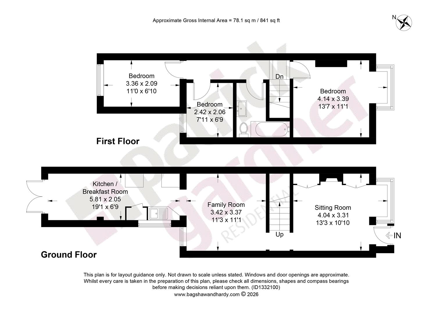 4, Park Walk, Ashtead floorplan