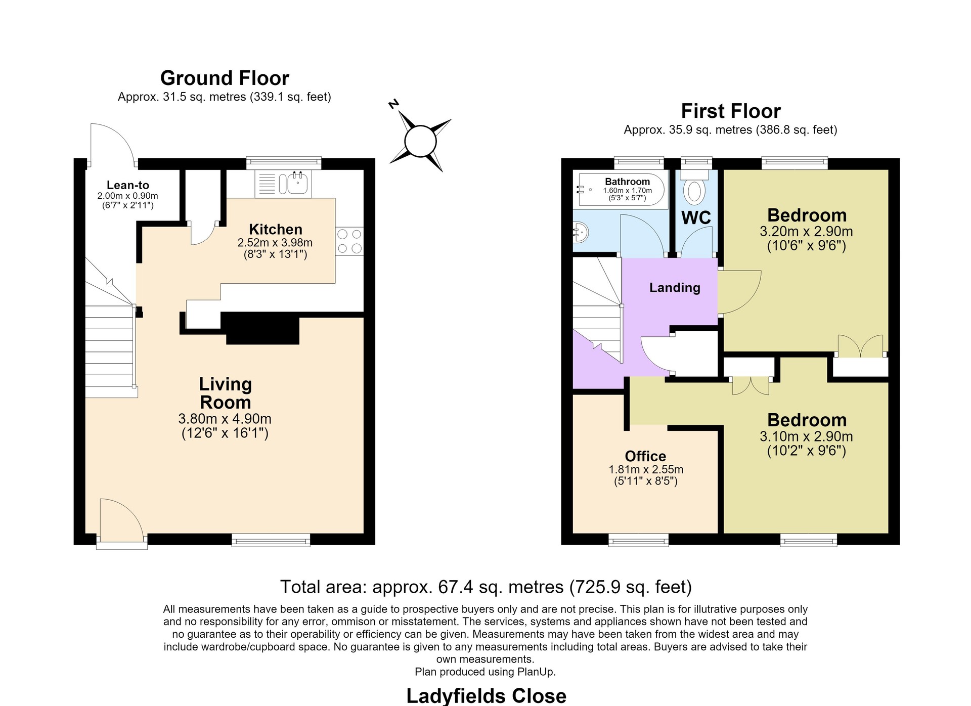 21, Ladyfields, Loughton floorplan