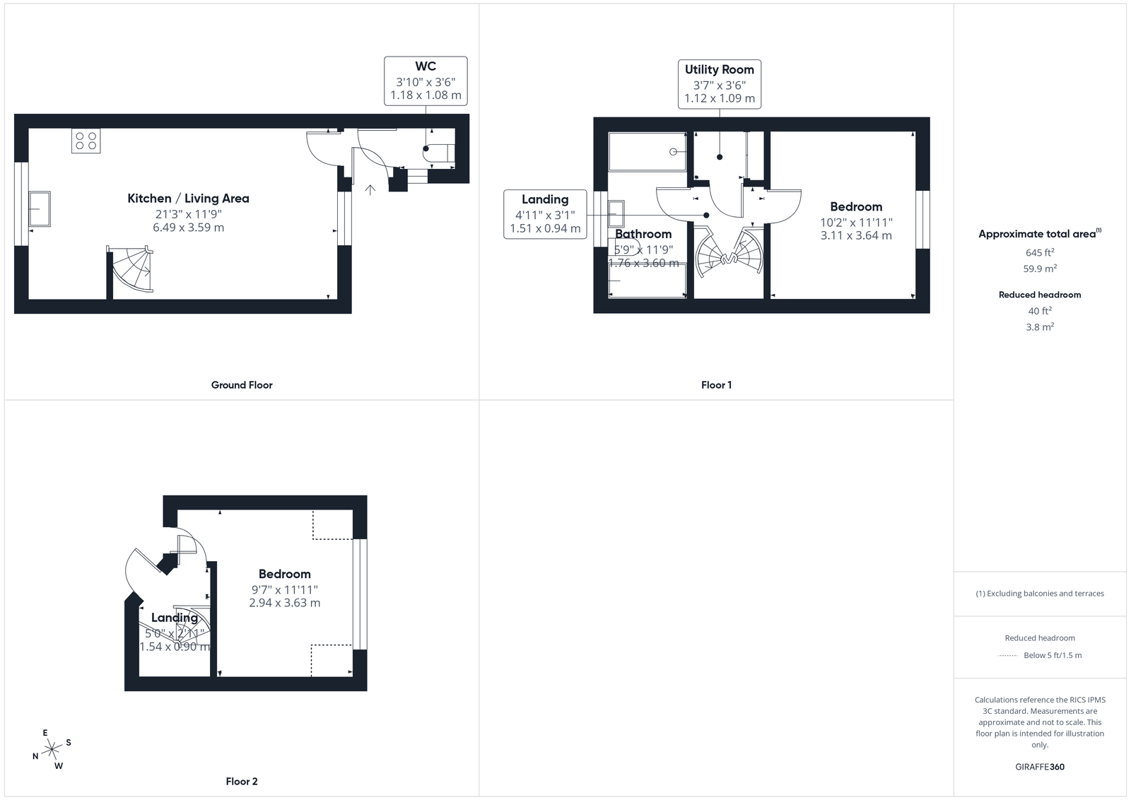 9, Clarence Place, Whitby floorplan