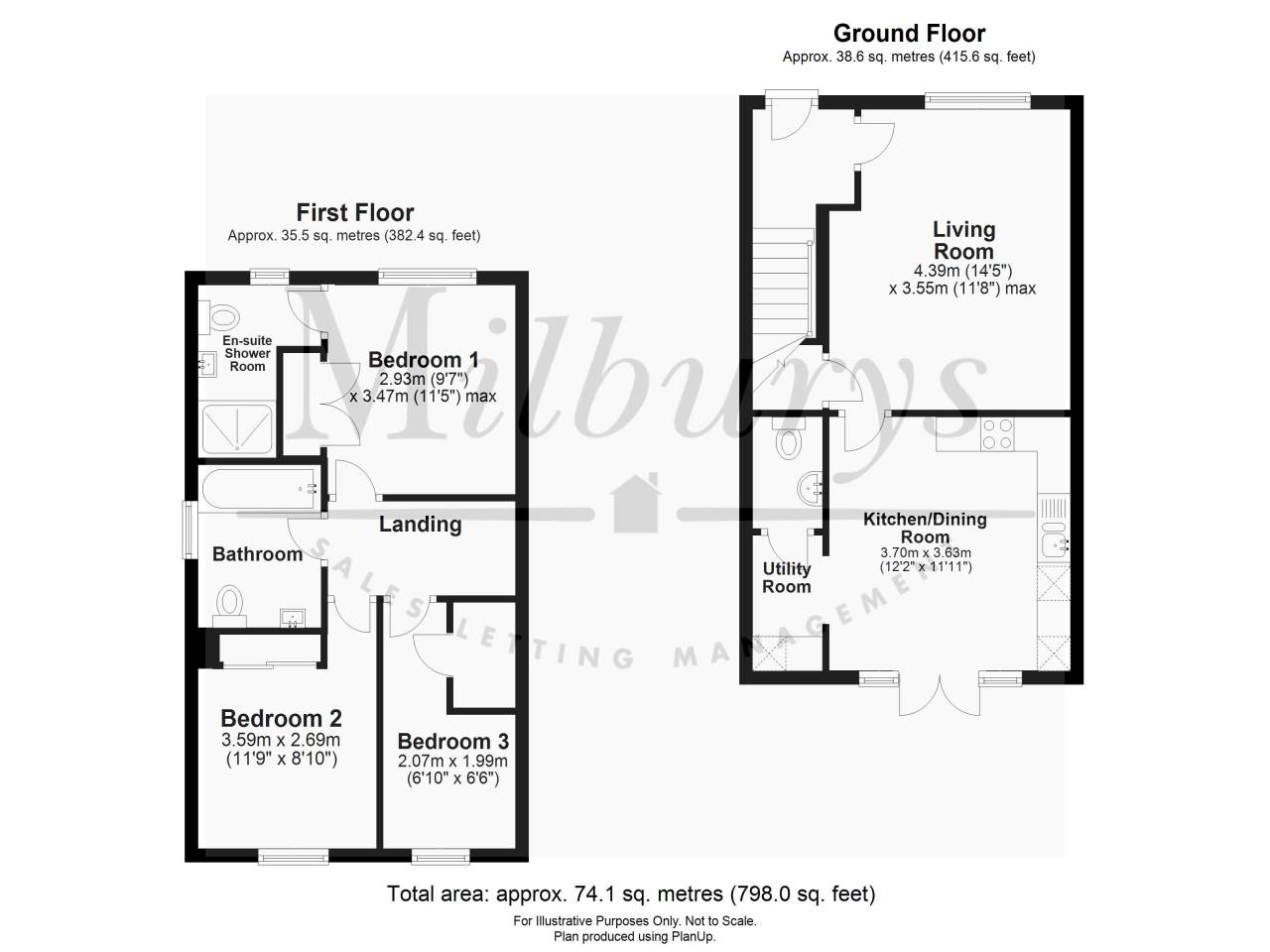6, Bells Close, South Gloucestershire floorplan