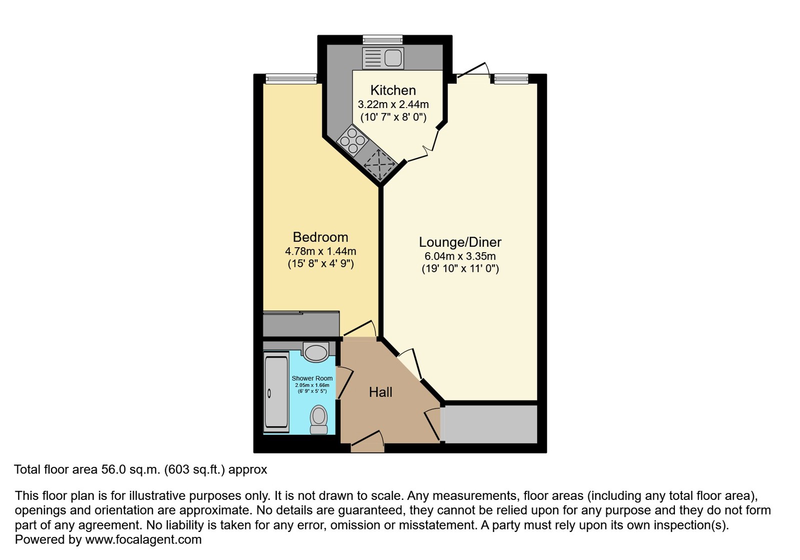 2, St Marys Court, Southbourne floorplan