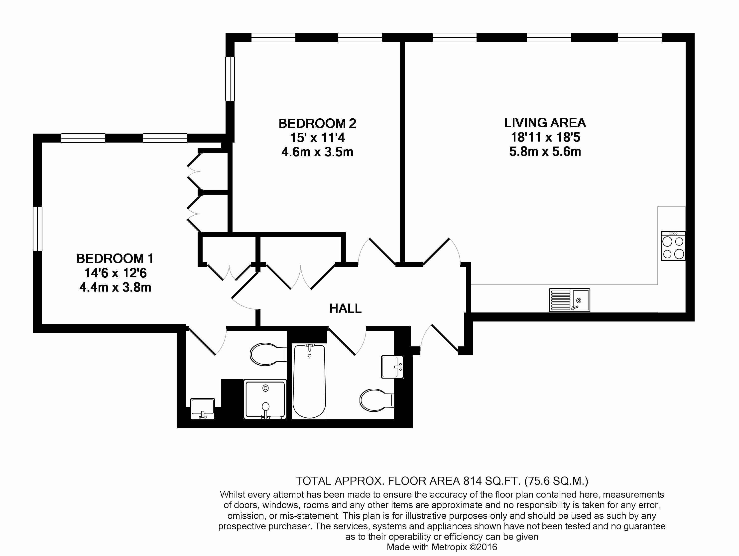 2 Bedrooms Flat to rent in Marsh Road, Pinner HA5