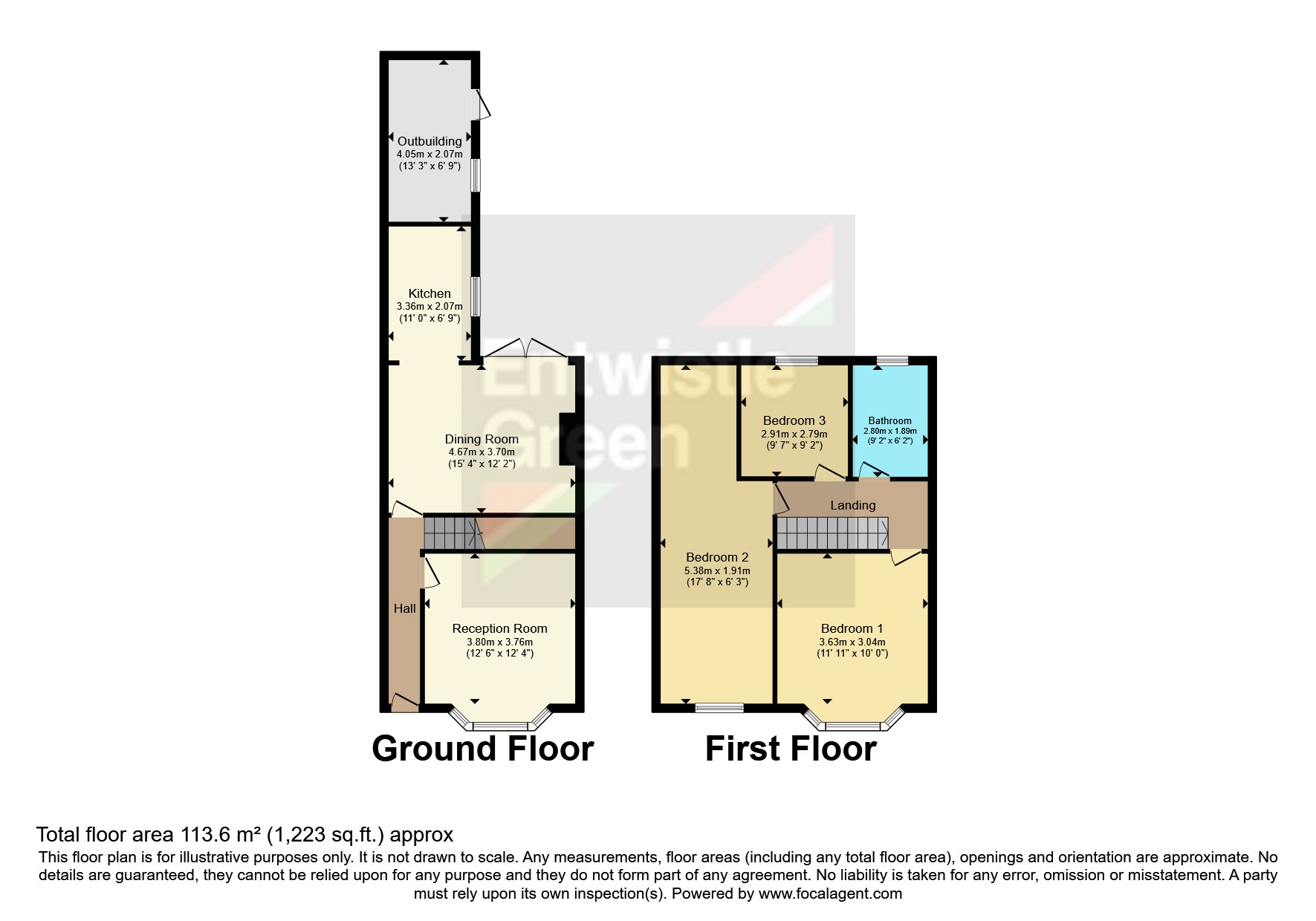 122, George Street, Lancashire floorplan