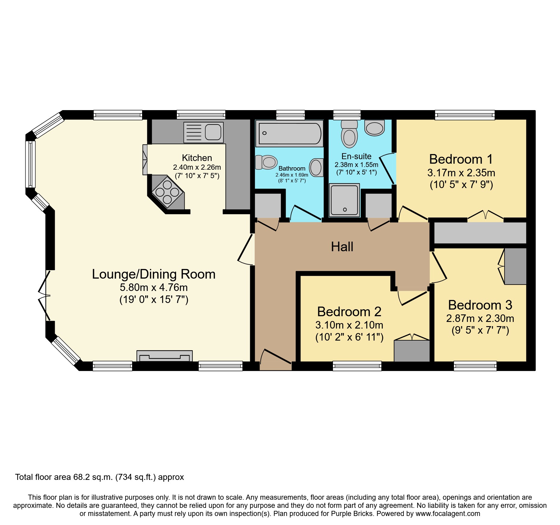 Borwick Lane, Carnforth LA6, 3 bedroom lodge for sale 60664835