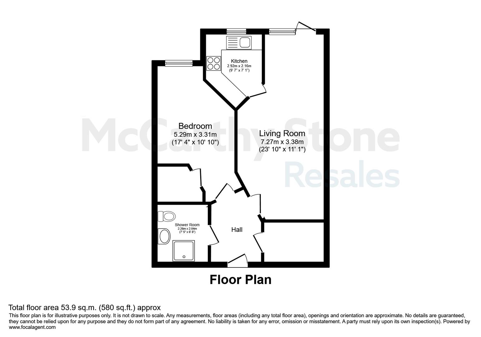 15 Hailes Green, Mill Wynd, Haddington floorplan