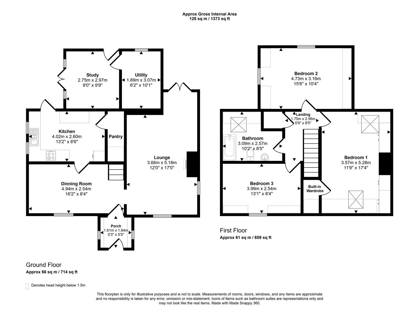 Coniston, Sardis Cross, Milford Haven floorplan