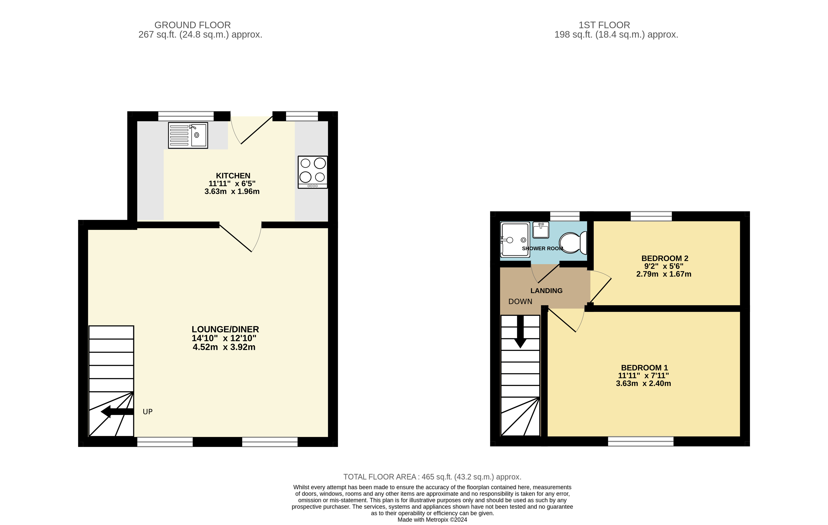 Teal Cottage,, Instow, Devon floorplan