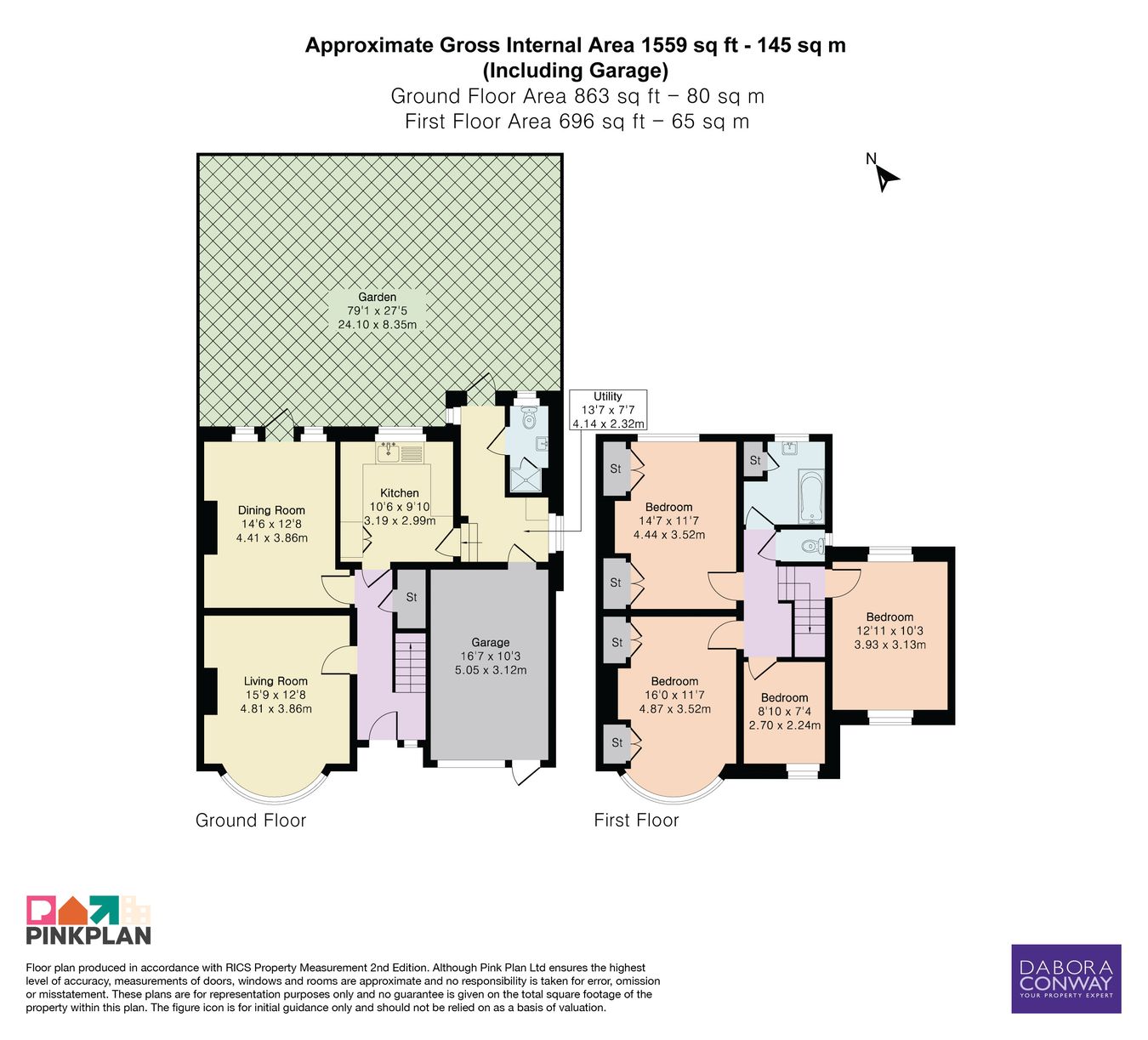 27, Beresford Drive, WOODFORD GREEN floorplan