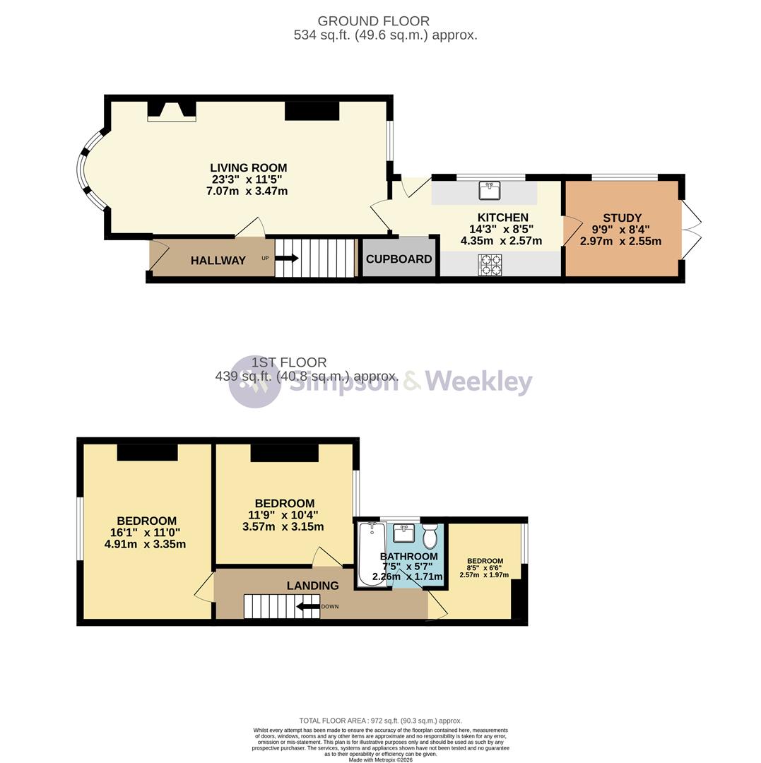 48, Oakley Road, Rushden floorplan
