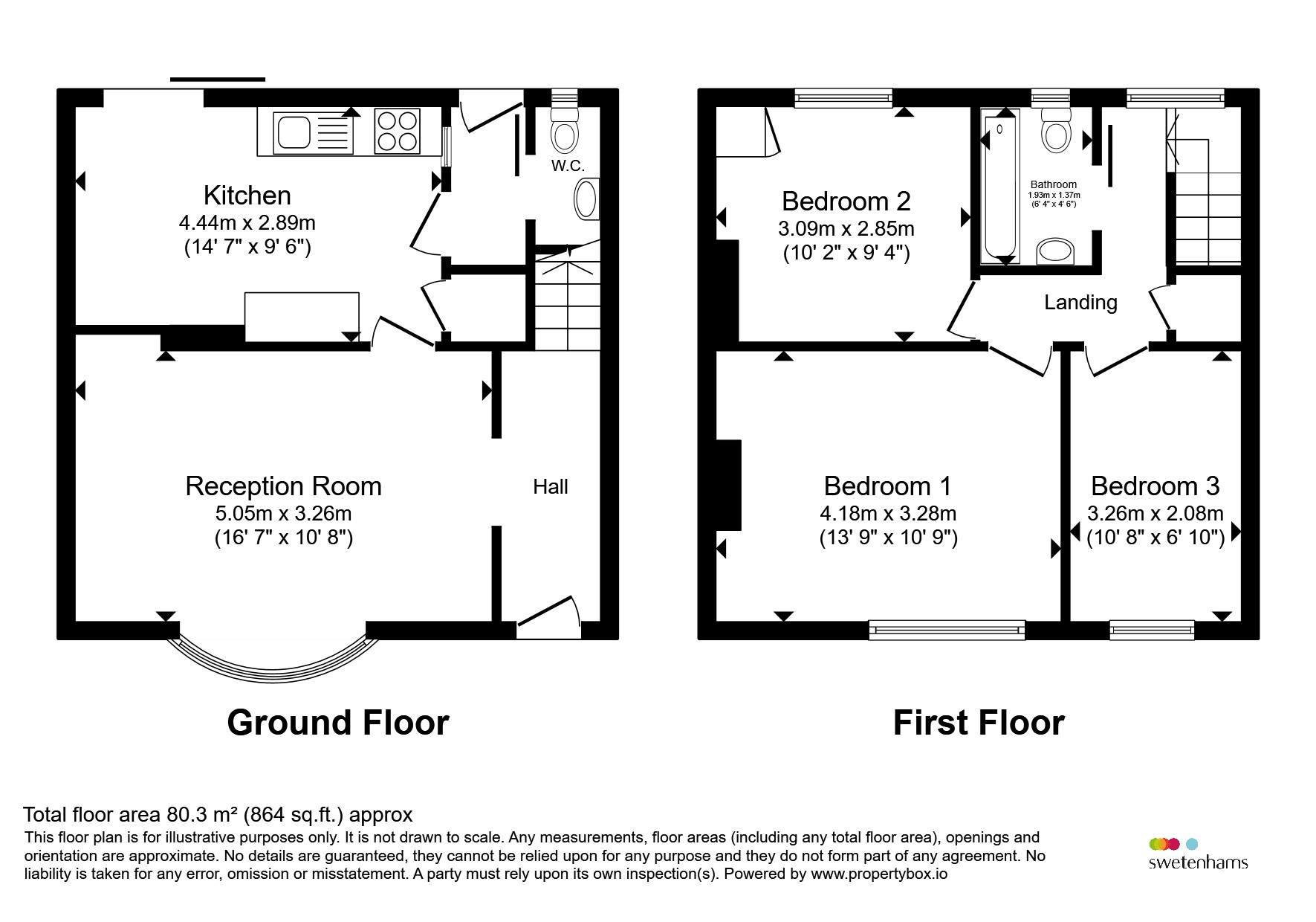30, Park Lane, Frodsham floorplan
