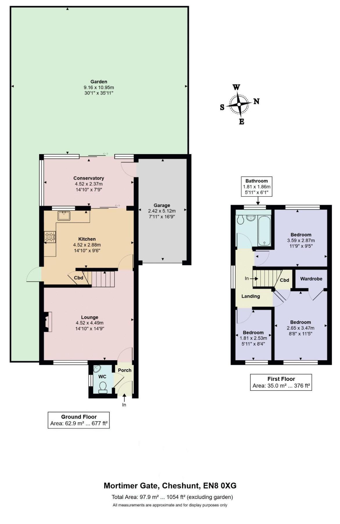 36, Mortimer Gate, Waltham Cross floorplan