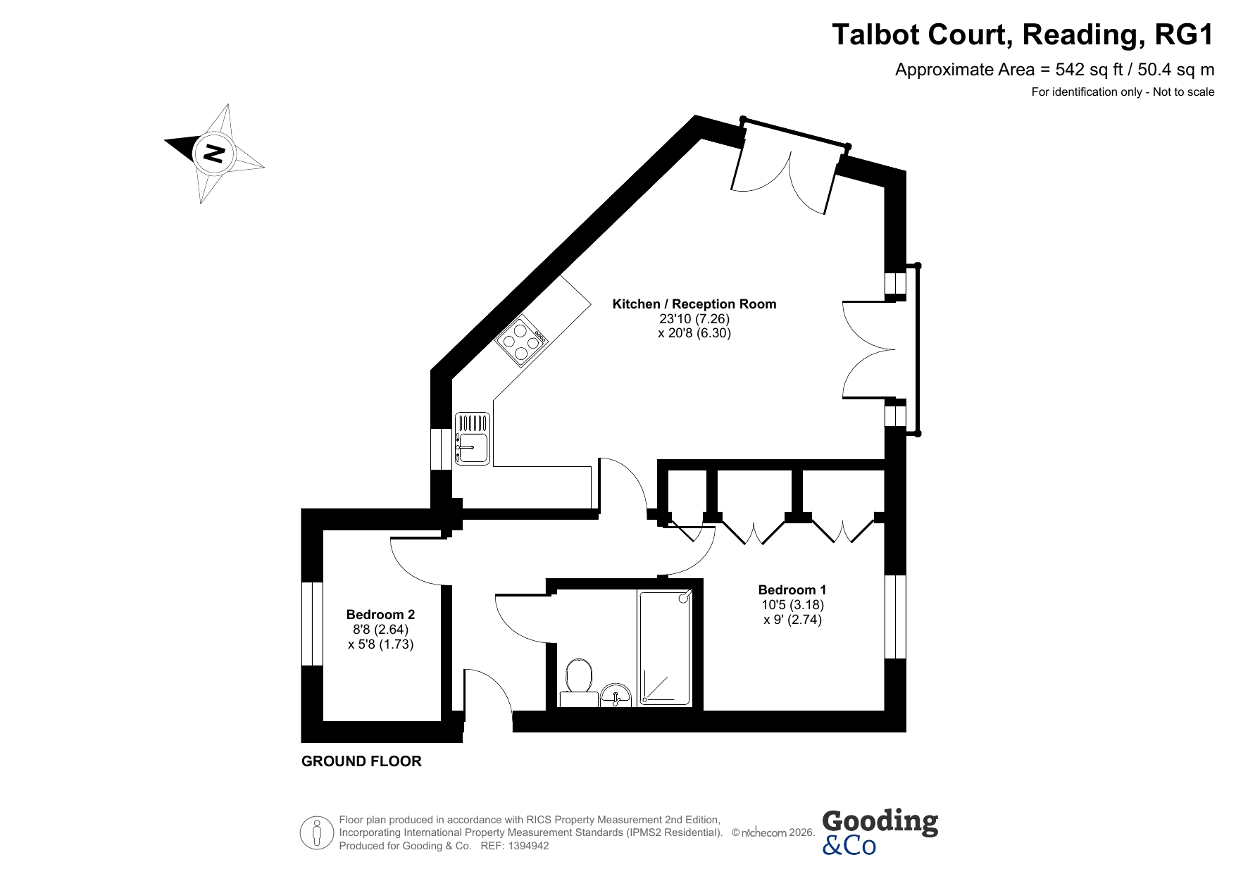 9, Talbot Court, Reading floorplan