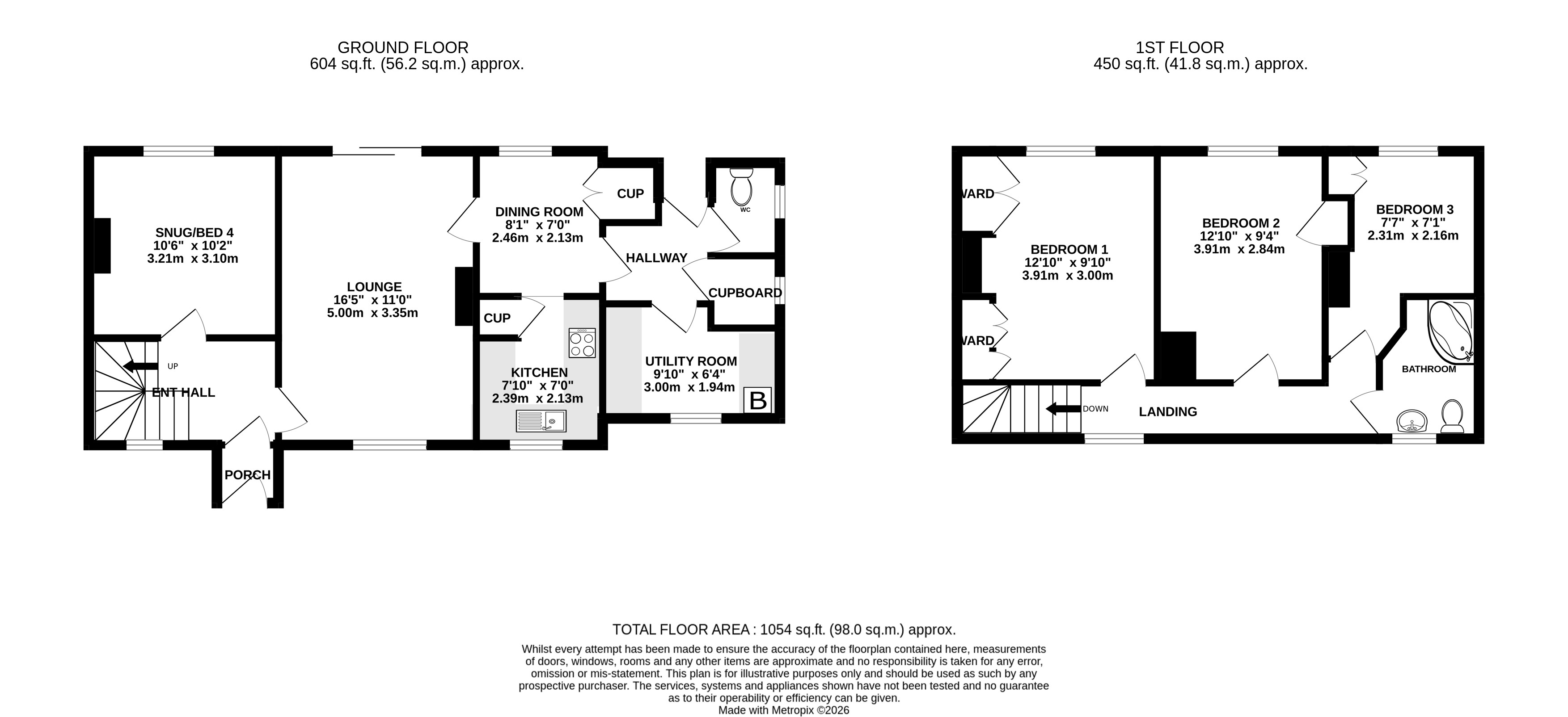 33, Green Close, Blandford Forum floorplan