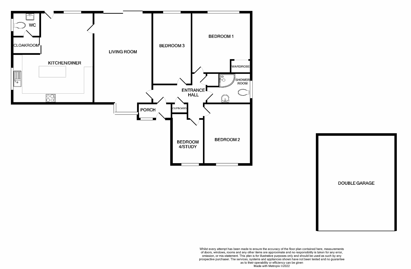 Oaklands Close, Hill Ridware, Rugeley WS15, 4 bedroom bungalow for sale