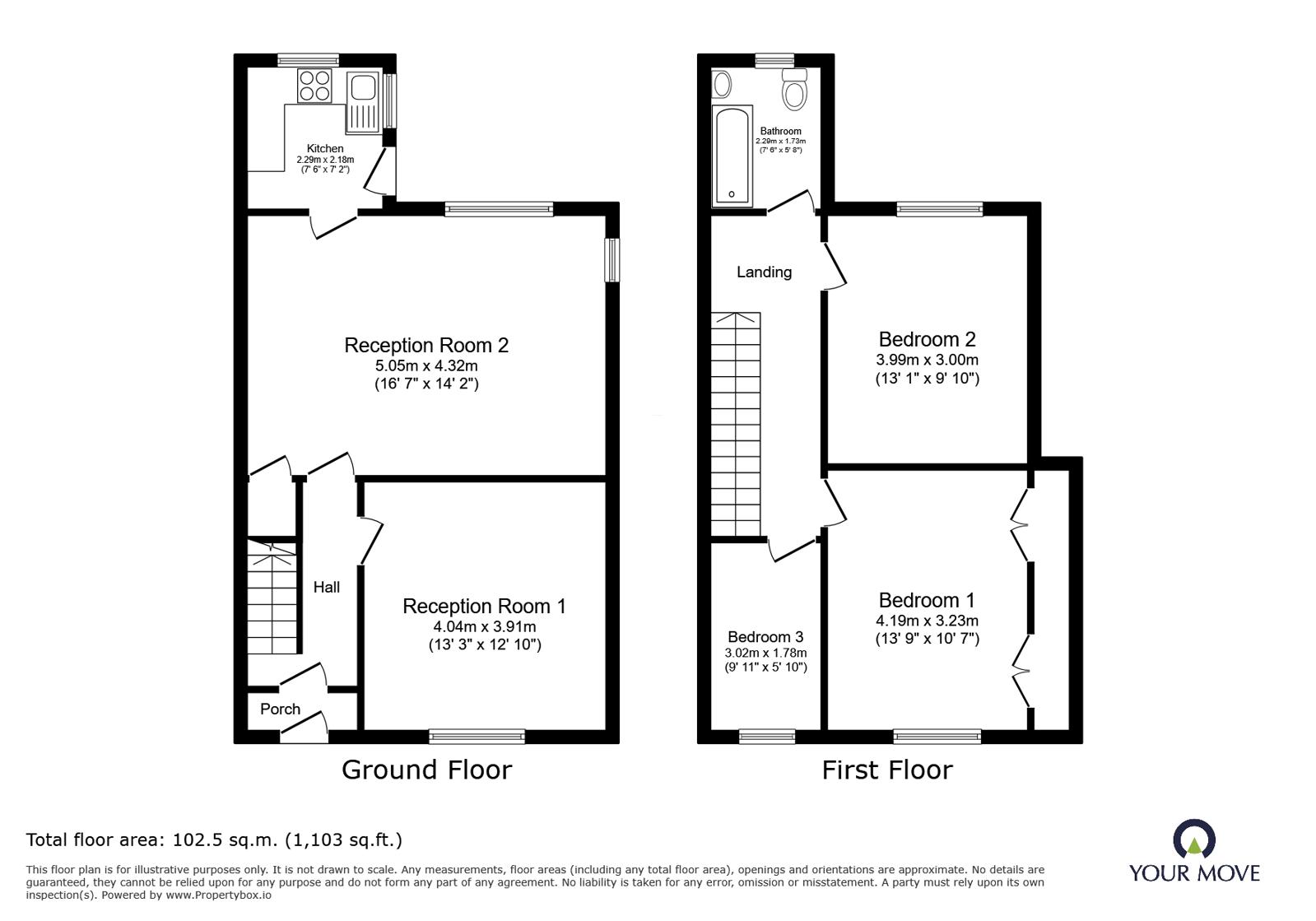 Westminster Road, Lancashire floorplan