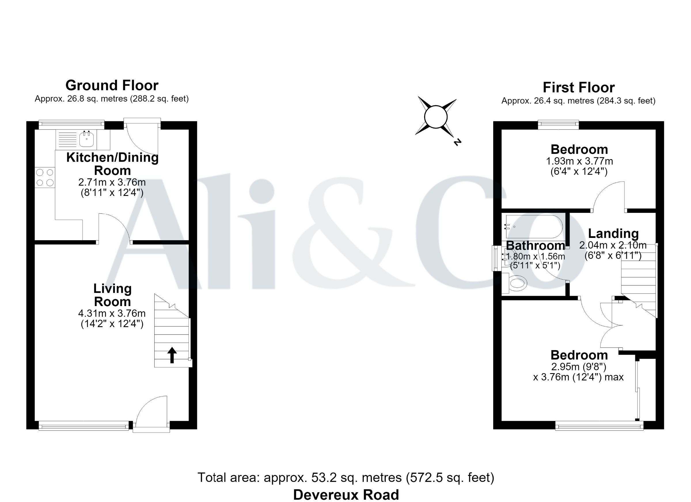 22 Devereux Road, Grays floorplan
