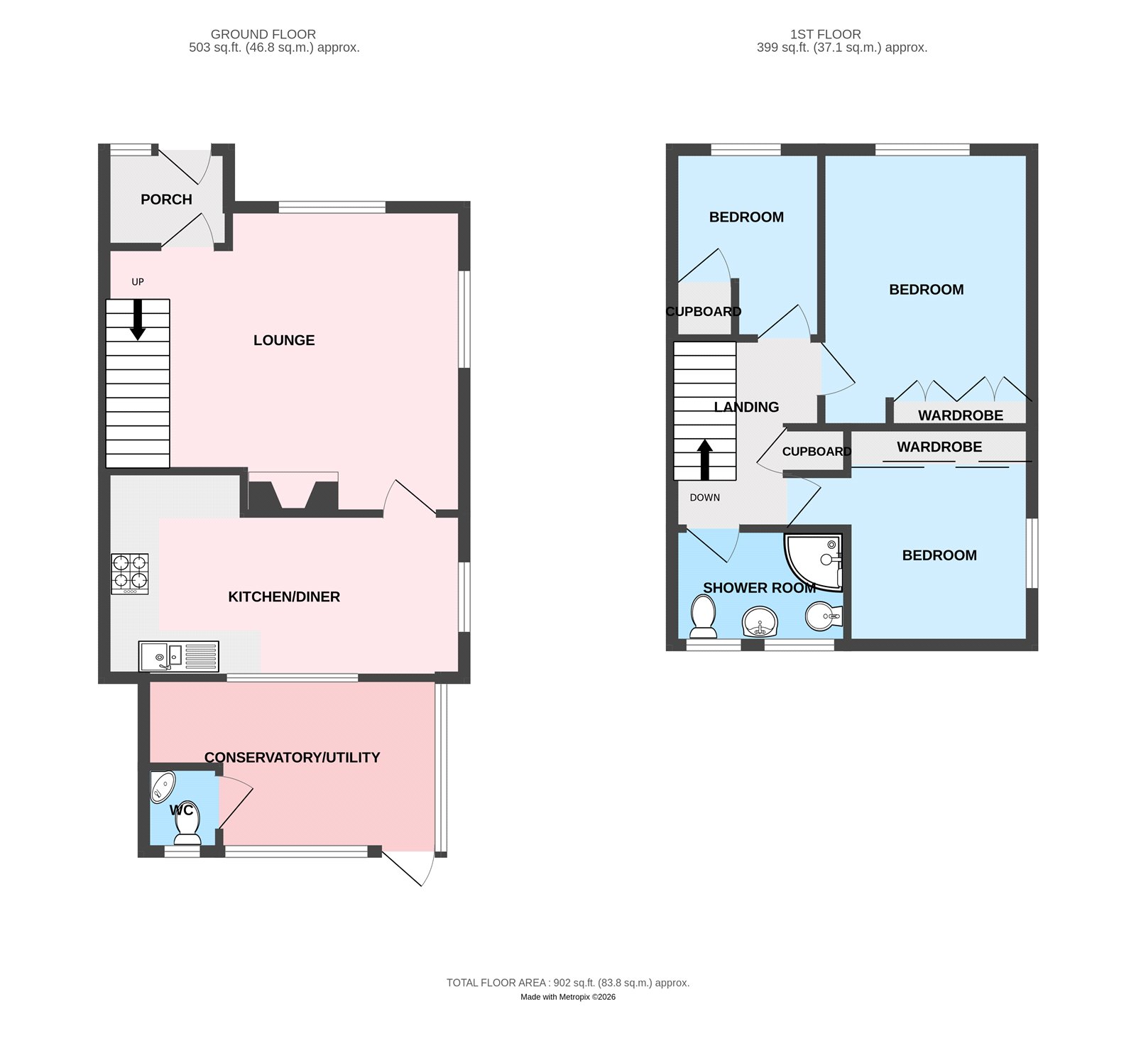 1, The Springs, Shrewsbury floorplan