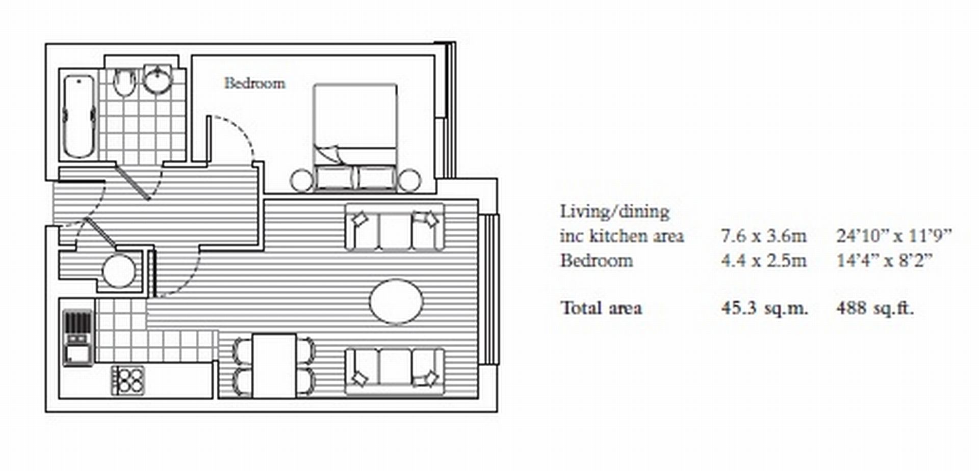 1 Bedrooms Flat to rent in Canary View, 23 Dowells Street, New Capital Quay, London SE10