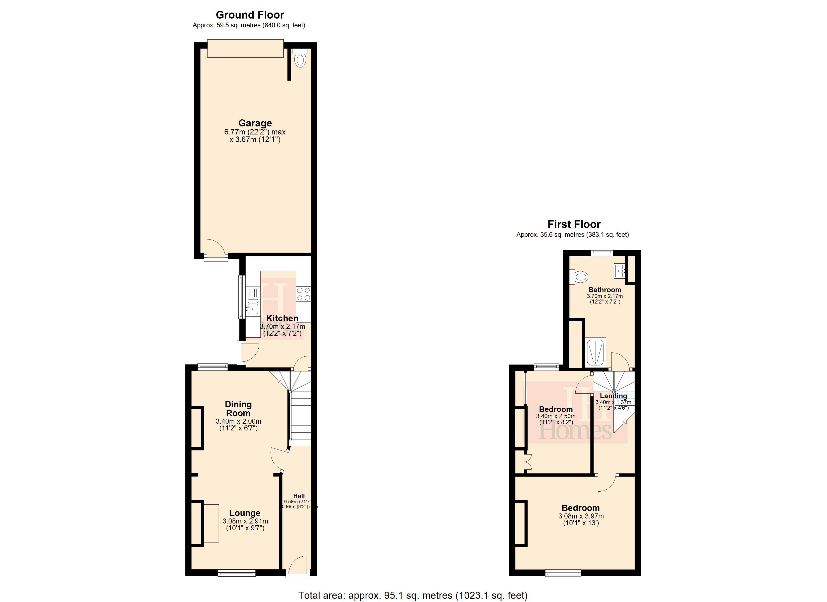 41, Oxford Street, Ulverston floorplan