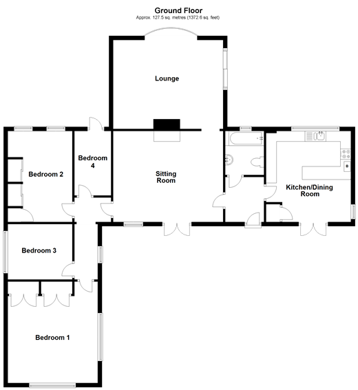 Church Lane, Chaldon, Caterham, Surrey CR3, 4 bedroom detached bungalow