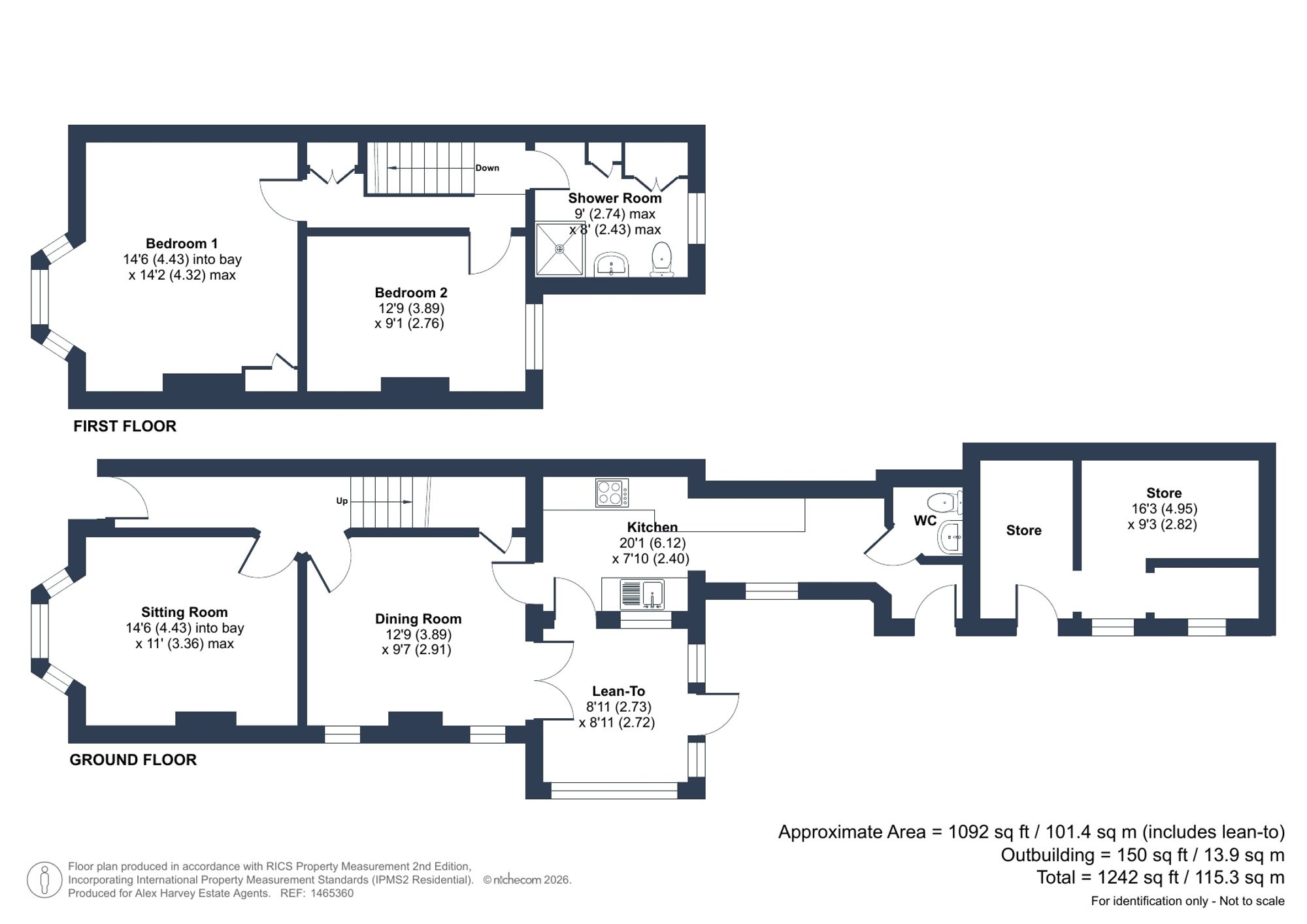 Wagonswood Alfold Bars, Billingshurst floorplan
