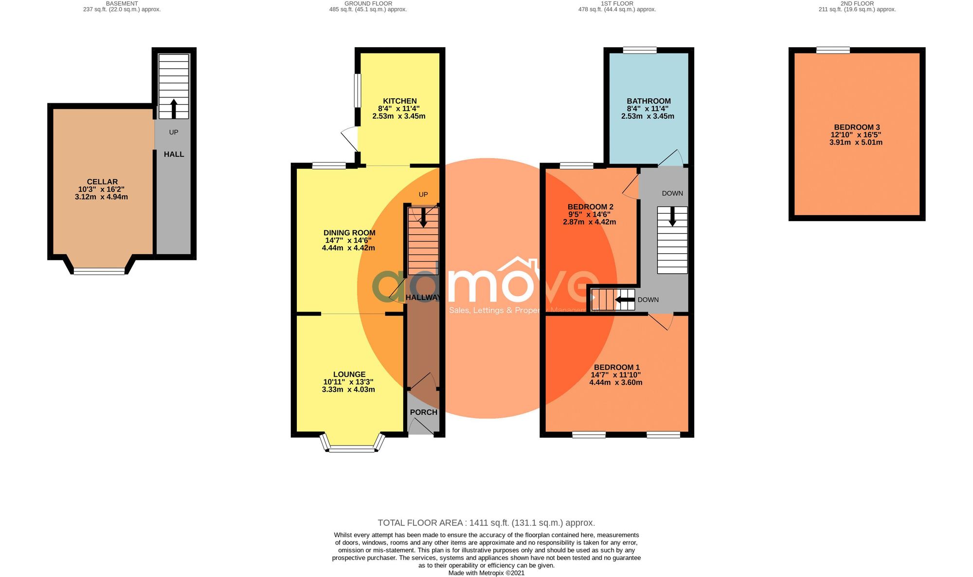 234 Manchester Road, Altrincham floorplan
