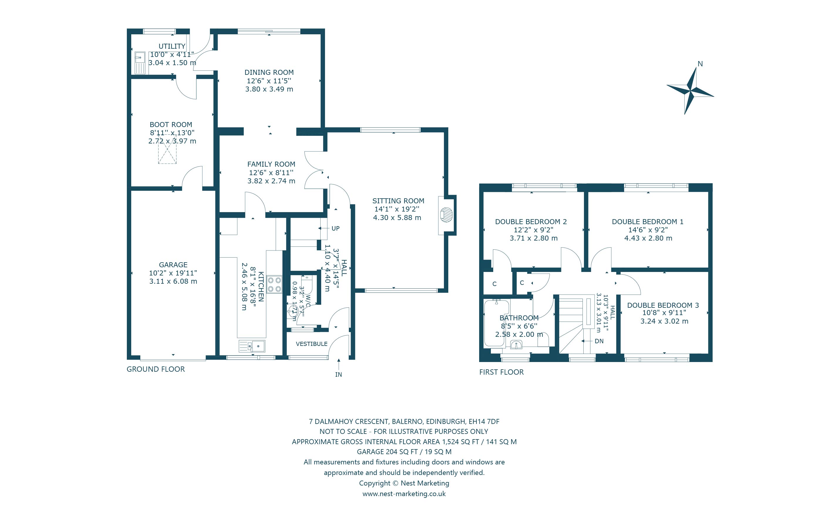 7, Dalmahoy Crescent, Balerno floorplan