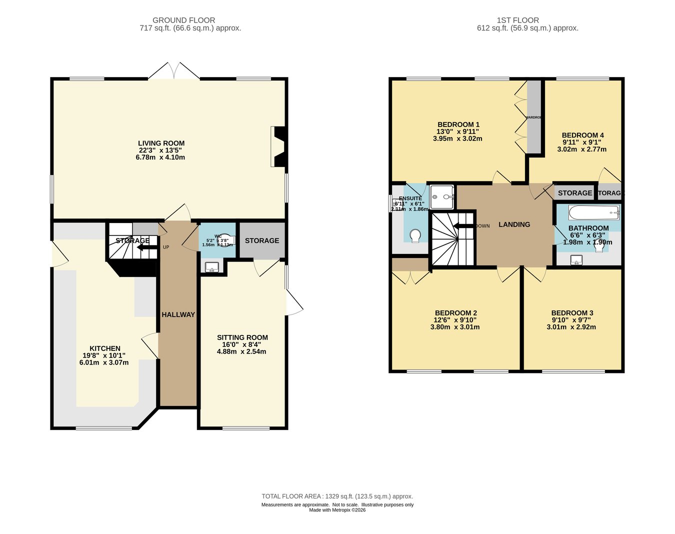 4, Henbest Close, Wimborne floorplan